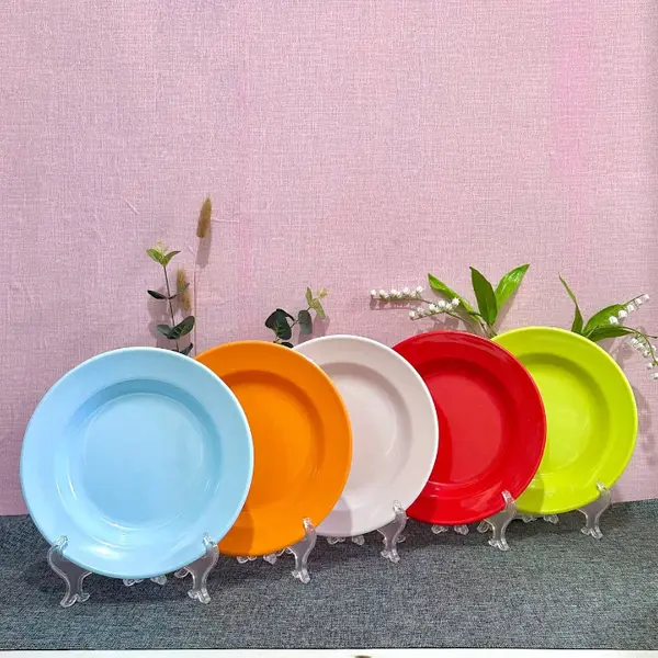 Piring Lontong Melamin - Ukuran 9 inch - Meishing